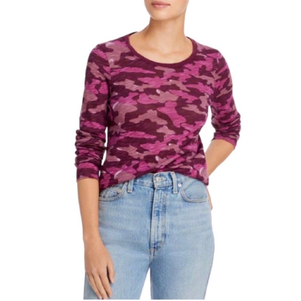 ATM pink and purple camo long sleeve lightweight t-shirt size XS